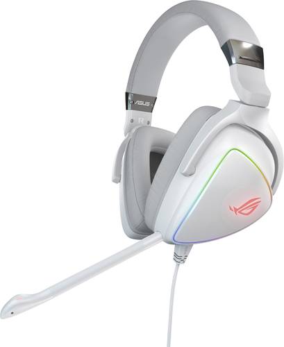 Asus ROG Delta Gaming Headset USB, USB-C schnurgebunden Over Ear Weiß