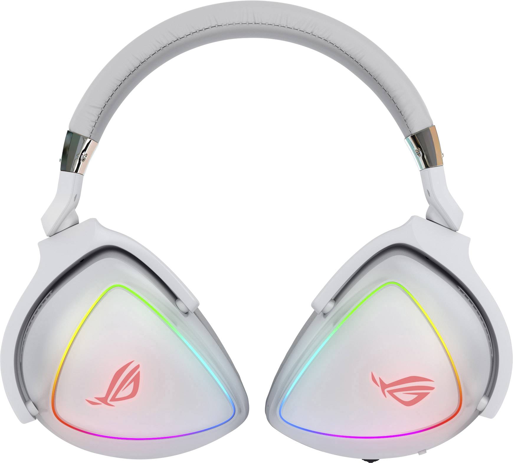 Asus ROG Delta Gaming Over Ear Headset kabelgebunden Stereo Weiß Mikrofon-Rauschunterdrückung Lauts