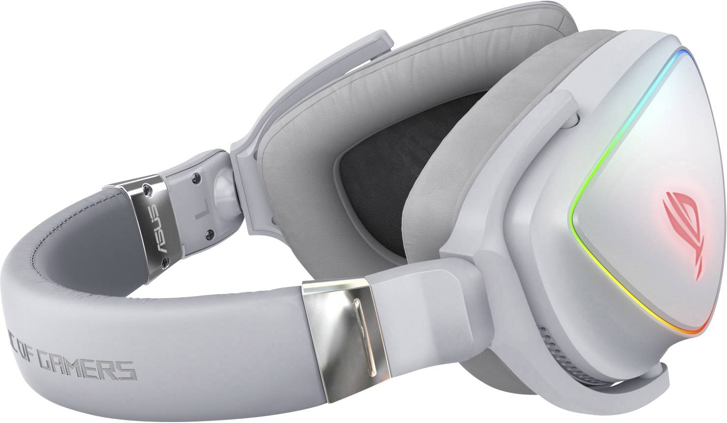 Asus ROG Delta Gaming Over Ear Headset kabelgebunden Stereo Weiß Mikrofon-Rauschunterdrückung Lauts