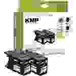 KMP Druckerpatrone ersetzt Brother LC-1280XLBK Kompatibel 2er-Pack Schwarz B59DX 1524,4021