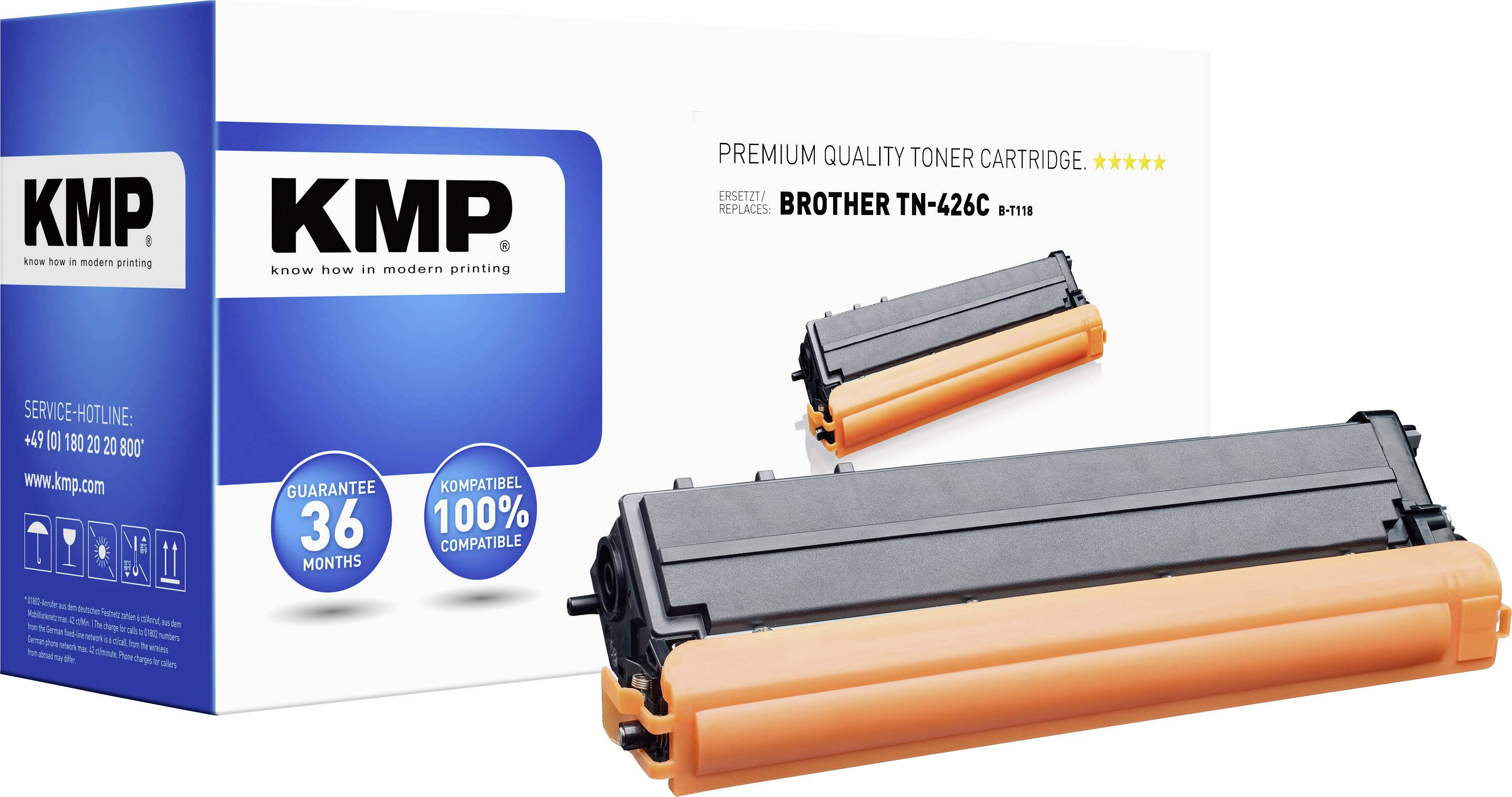 KMP Toner ersetzt Brother TN-426, TN-426C, TN426C Kompatibel Cyan 6500 Seiten 1266,0003