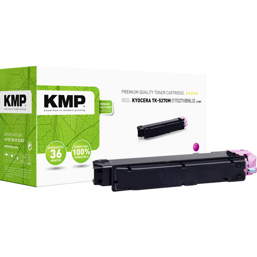 KMP Toner ersetzt Kyocera 1T02TVBNL0, TK-5270M Kompatibel Magenta 6000 Seiten K-T87