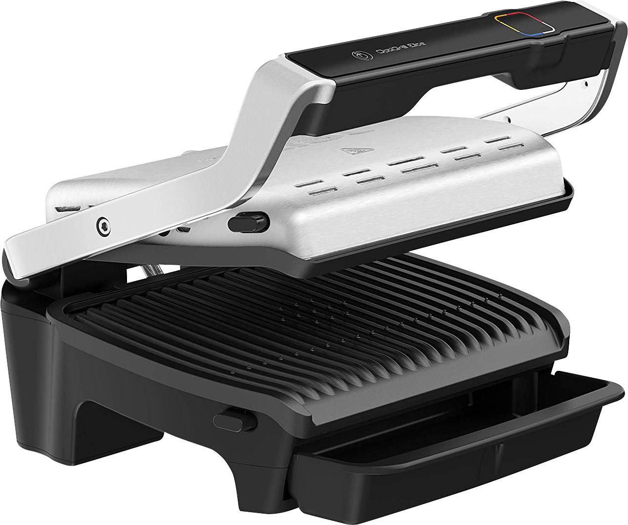 Tefal schwarz Elektro, Tisch Kontaktgrill Grillfunktion Schwarz, Silber