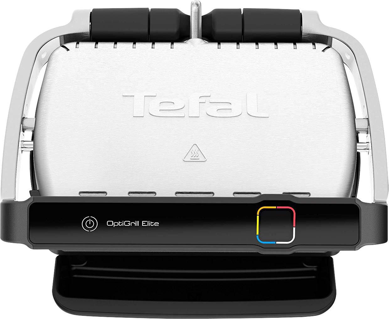 Tefal schwarz Elektro, Tisch Kontaktgrill Grillfunktion Schwarz, Silber