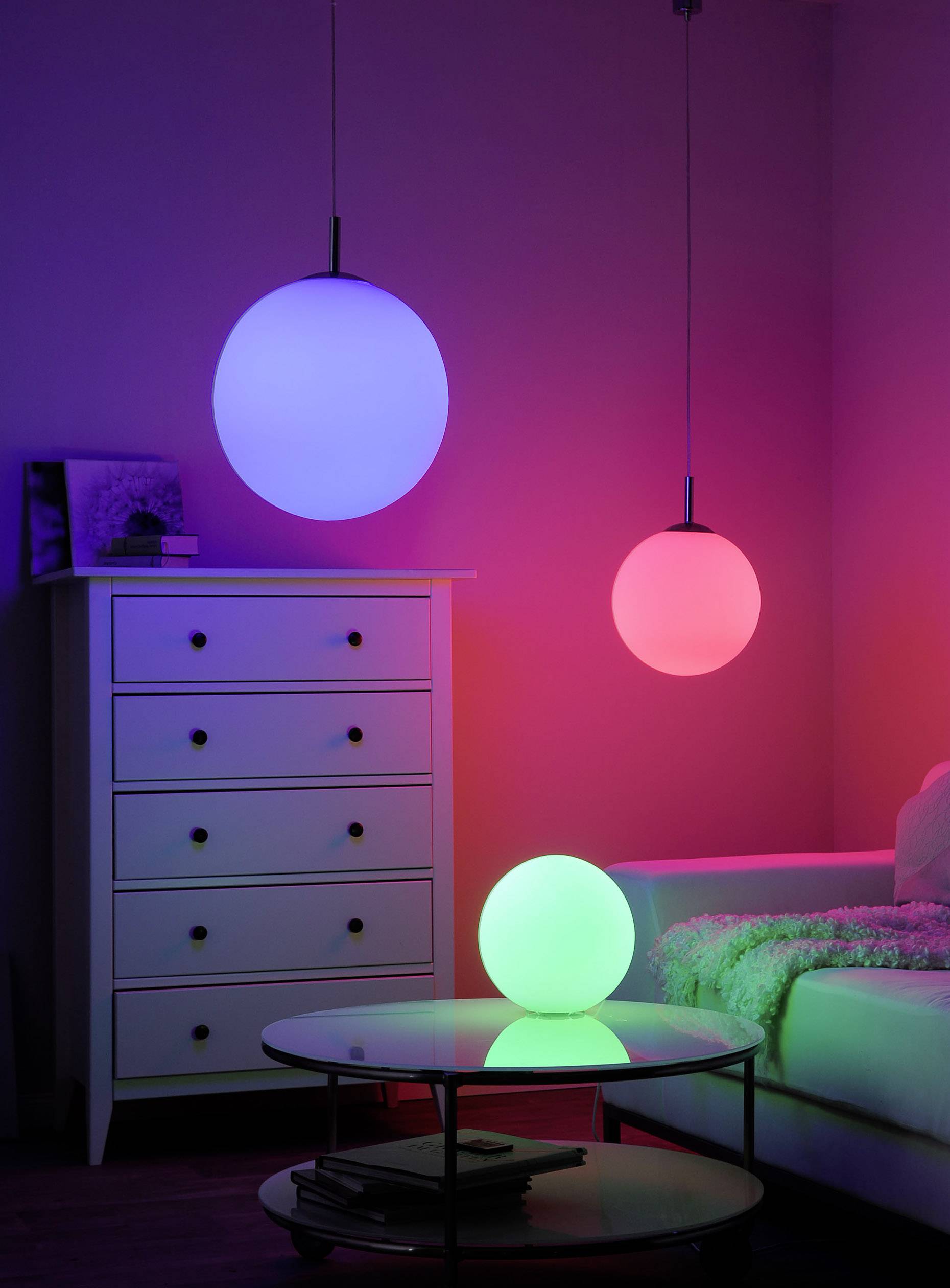 LeuchtenDirekt LOLA-BOLO 11406-16 Tischlampe E27 Weiß