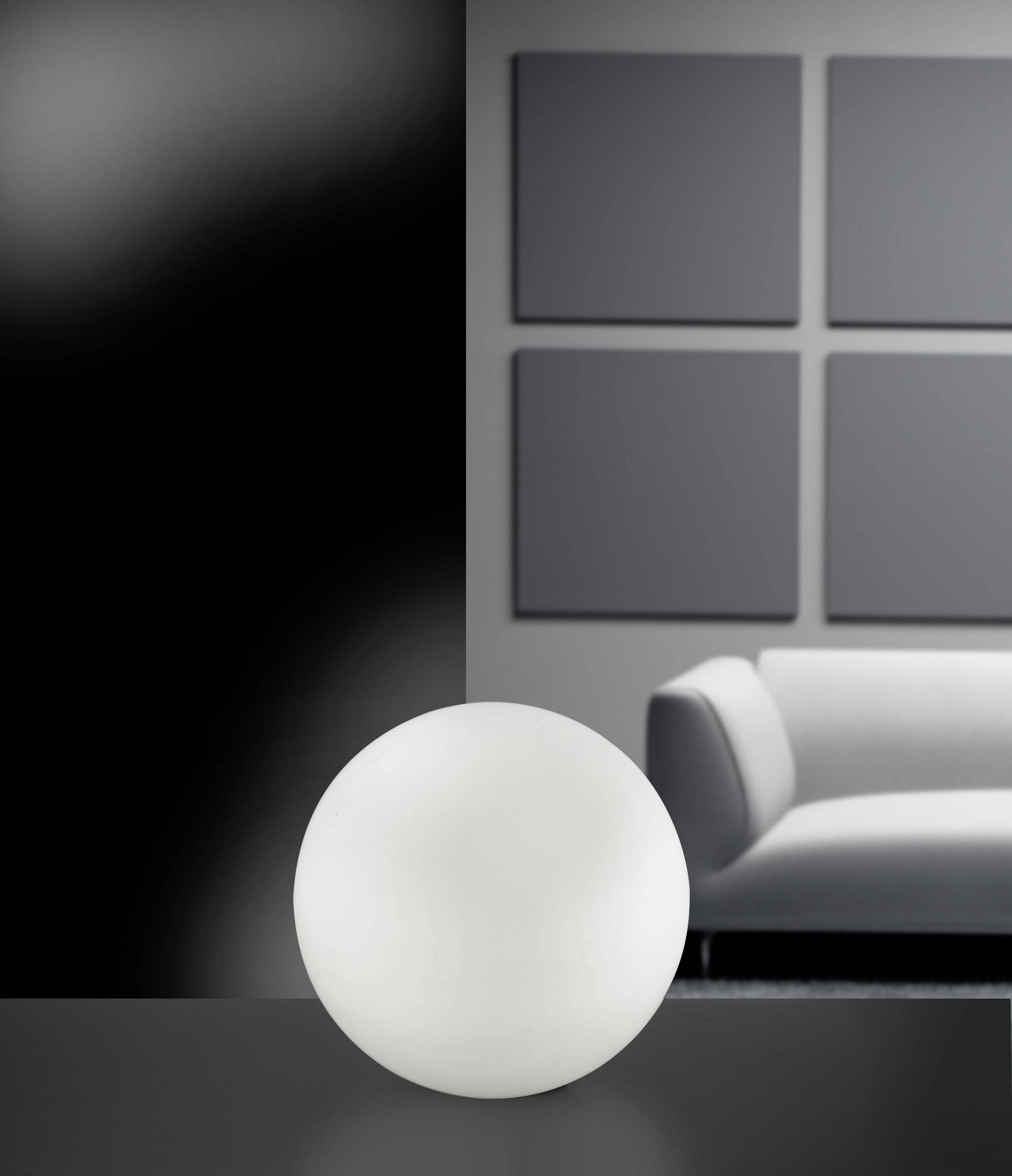 LeuchtenDirekt LOLA-BOLO 11406-16 Tischlampe E27 Weiß