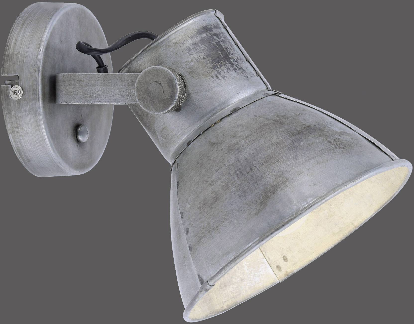 LeuchtenDirekt SAMIA 11482-77 Wandleuchte E27 Eisen