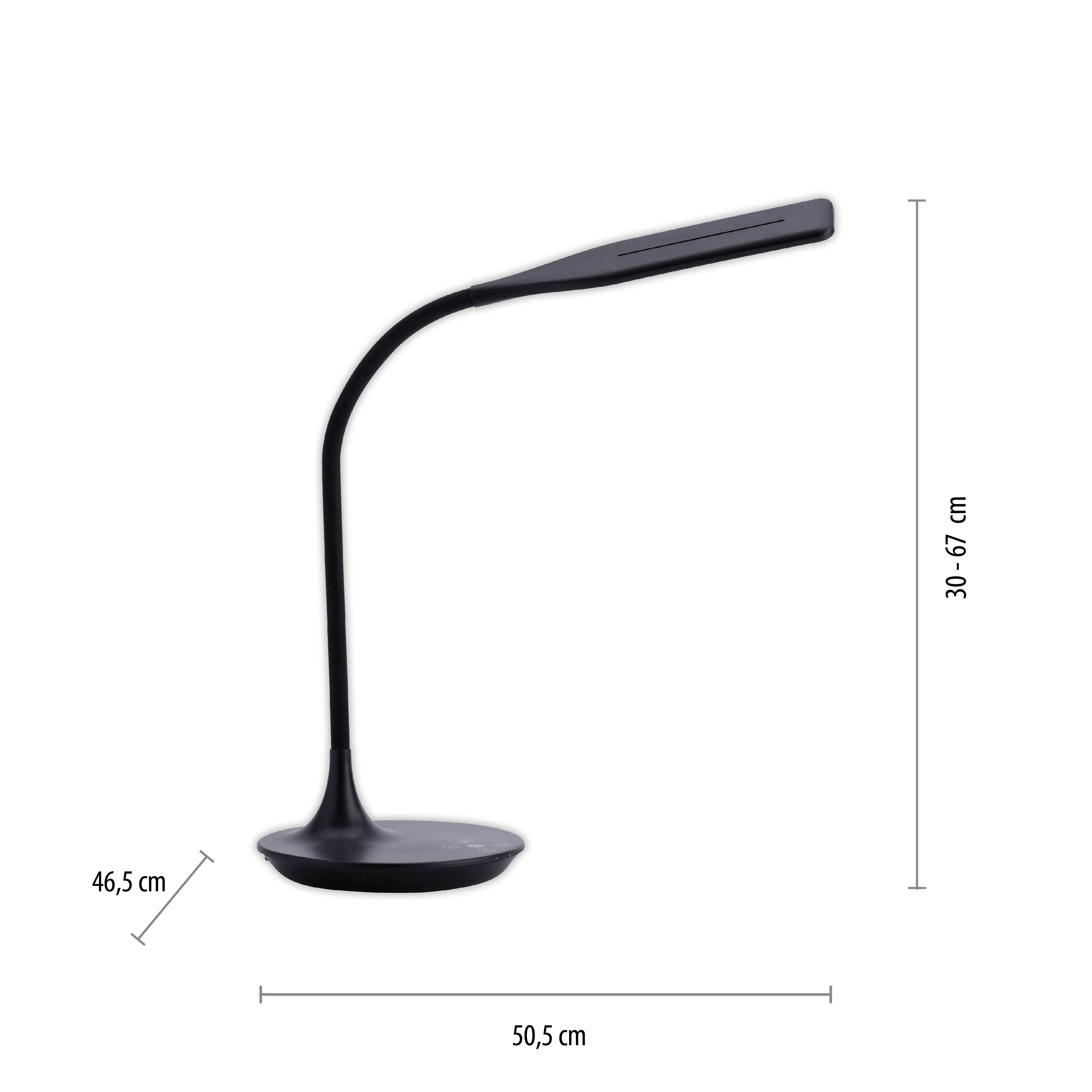 Just Light RAFAEL 13061-18 LED-Tischlampe LED Schwarz