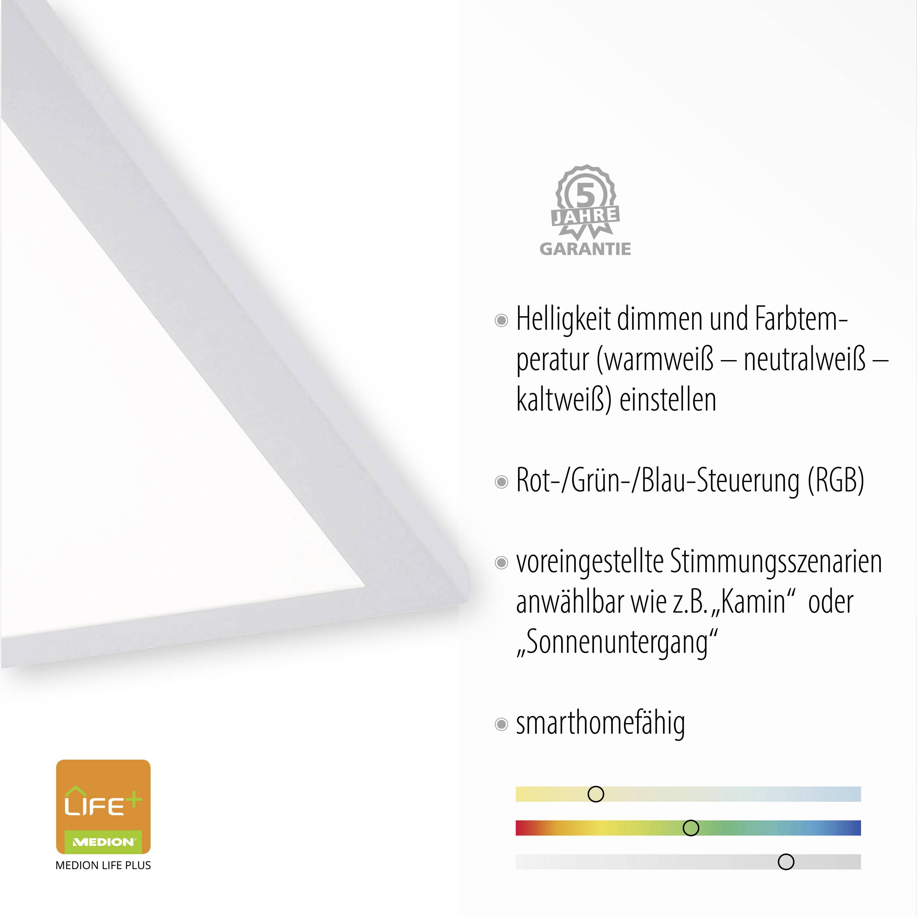 Just Light 14680-16 LOLAsmart-FLAT LED-Deckenleuchte LED Weiß