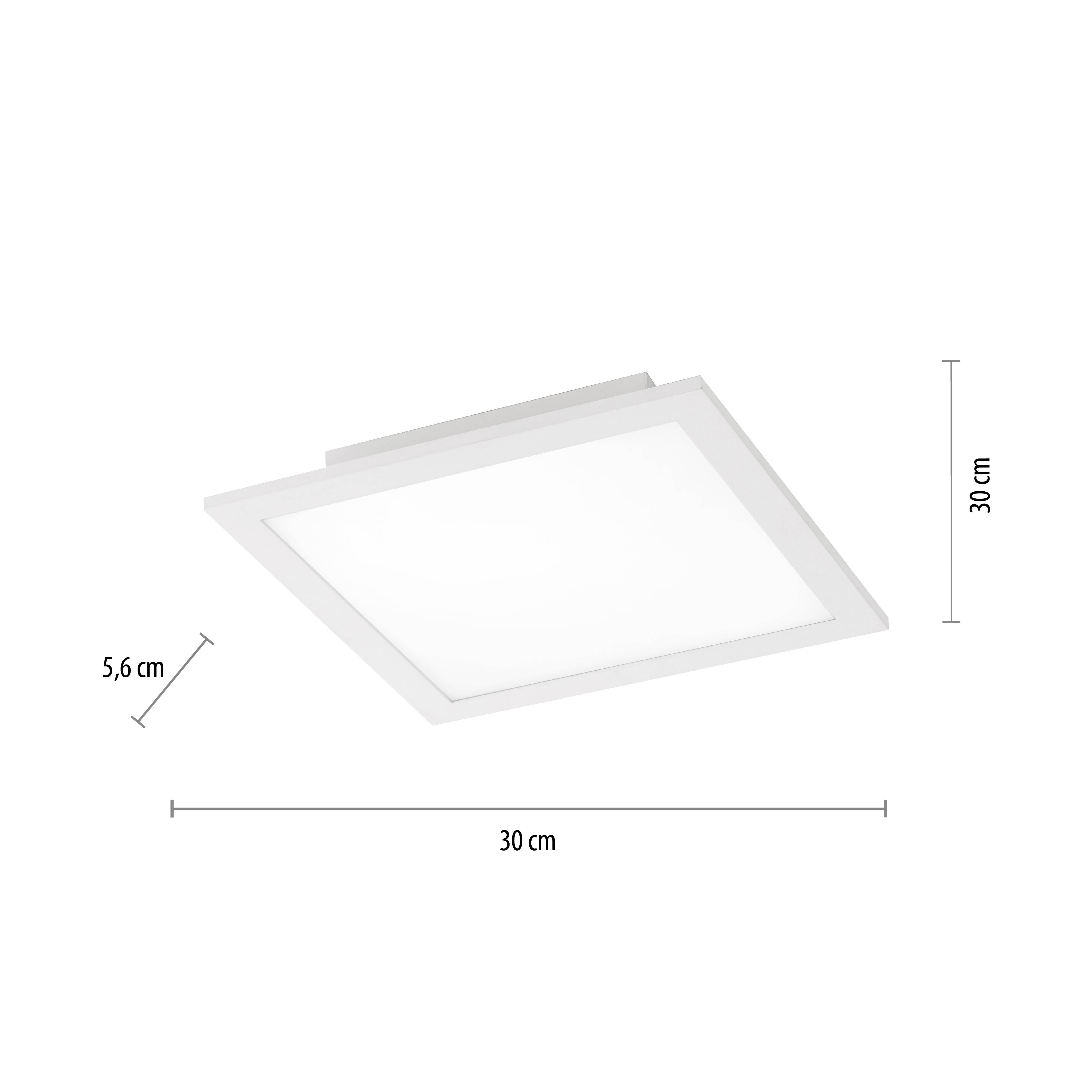 Just Light 14680-16 LOLAsmart-FLAT LED-Deckenleuchte LED Weiß