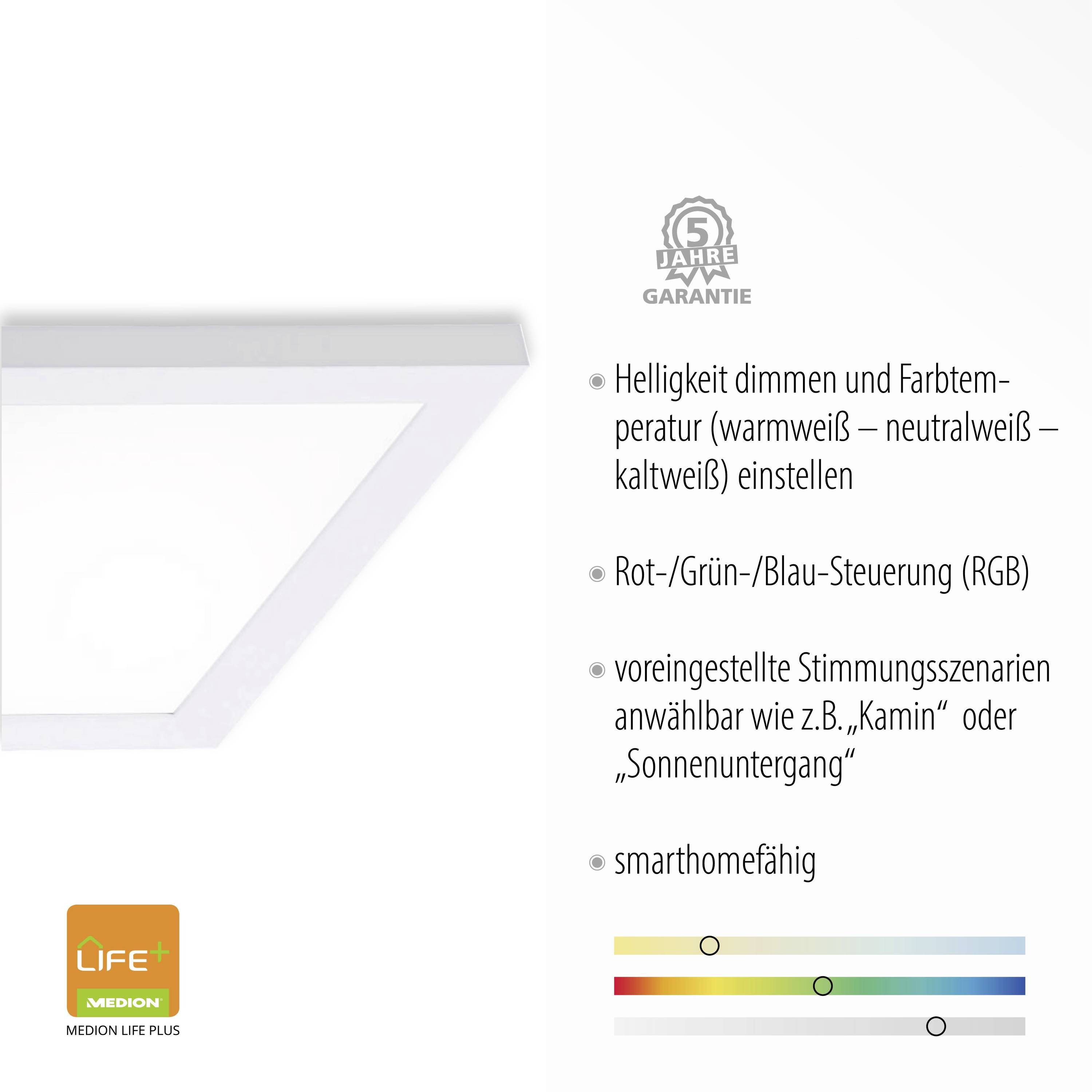 Just Light 14682-16 LOLAsmart-FLAT LED-Deckenleuchte LED Weiß