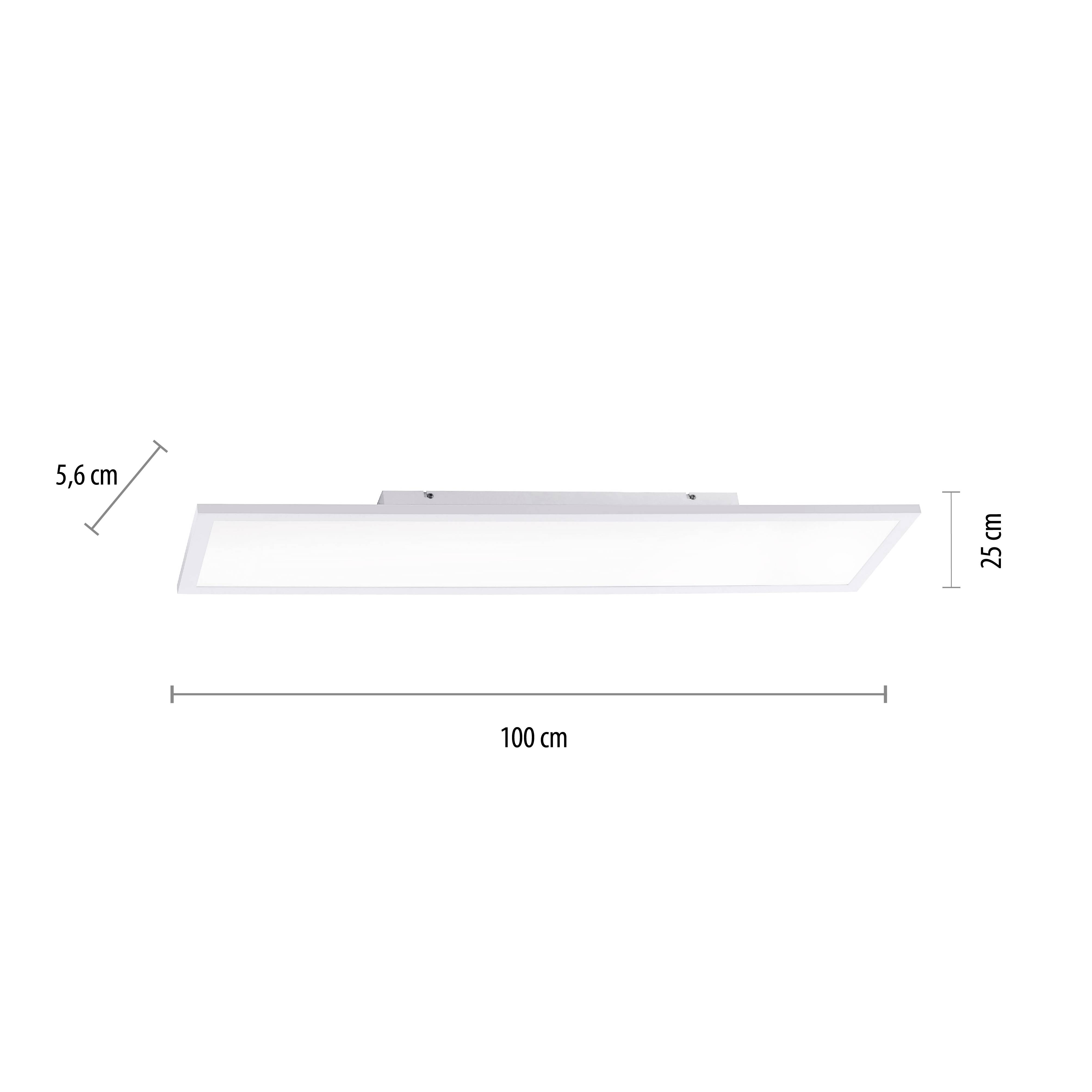 Just Light 14682-16 LOLAsmart-FLAT LED-Deckenleuchte LED Weiß