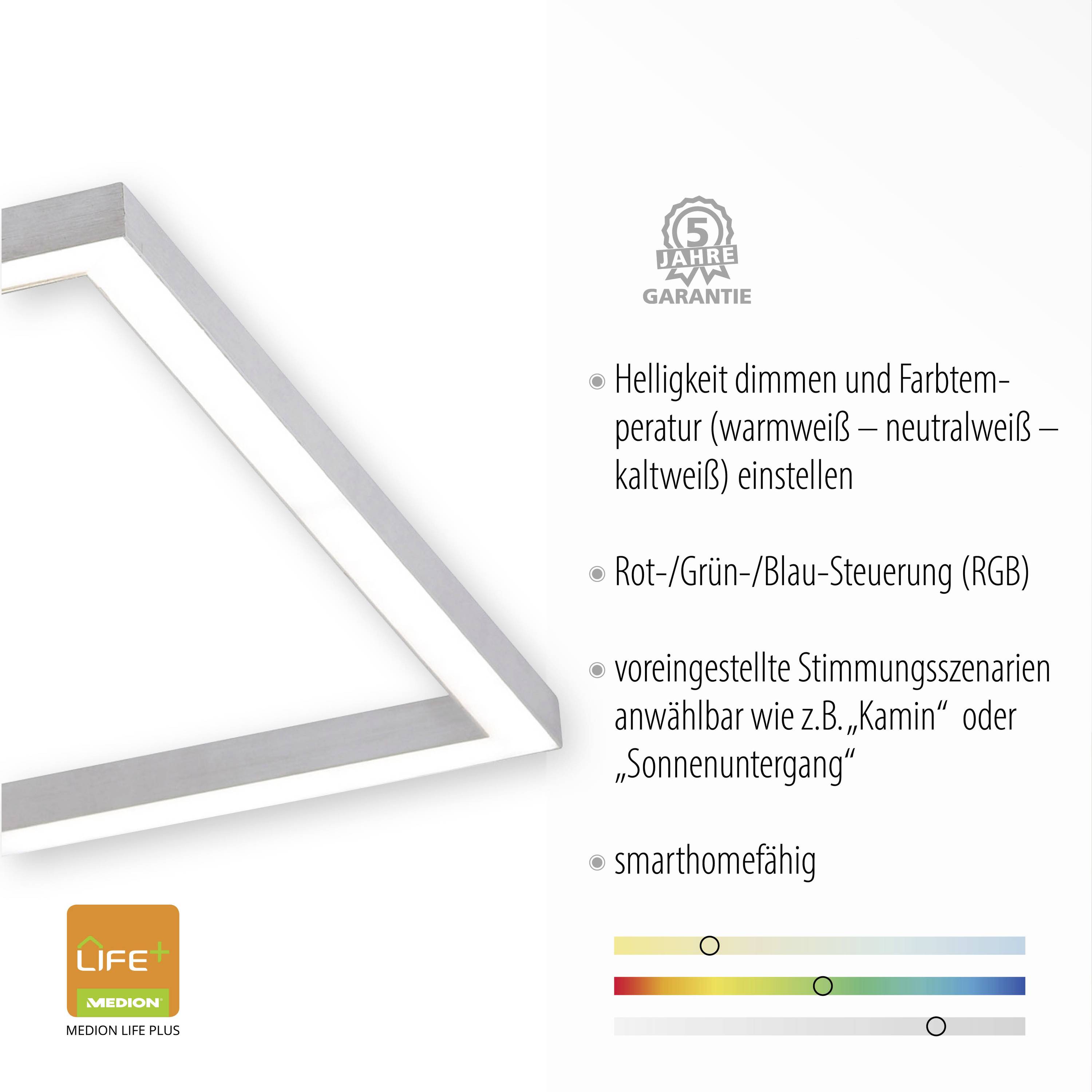 Just Light 16429-55 LOLAsmart-MAXI LED-Deckenleuchte LED Stahl