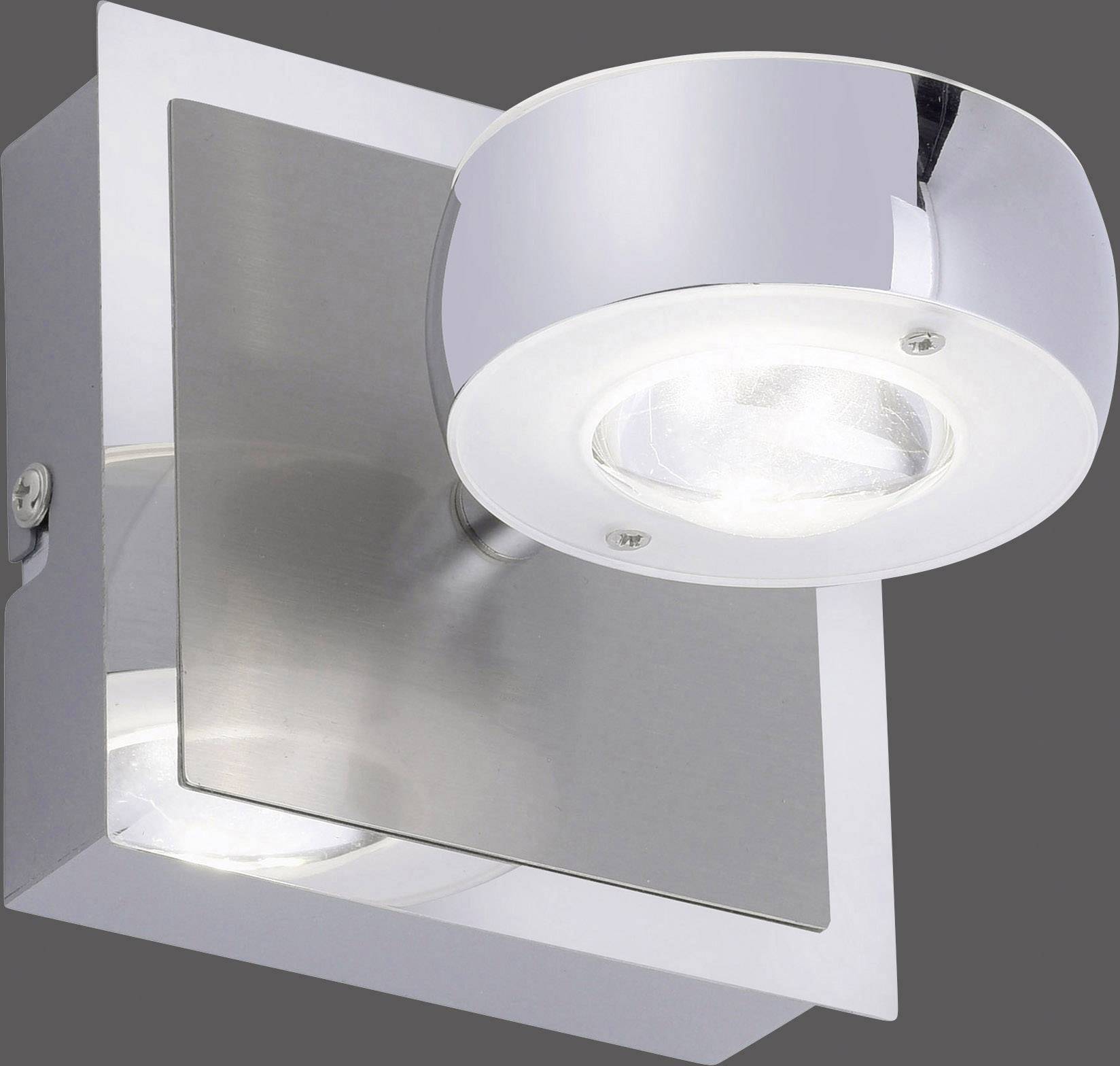 Just Light LOLAsmart-OPTI 12471-55 LED-Wandleuchte Stahl
