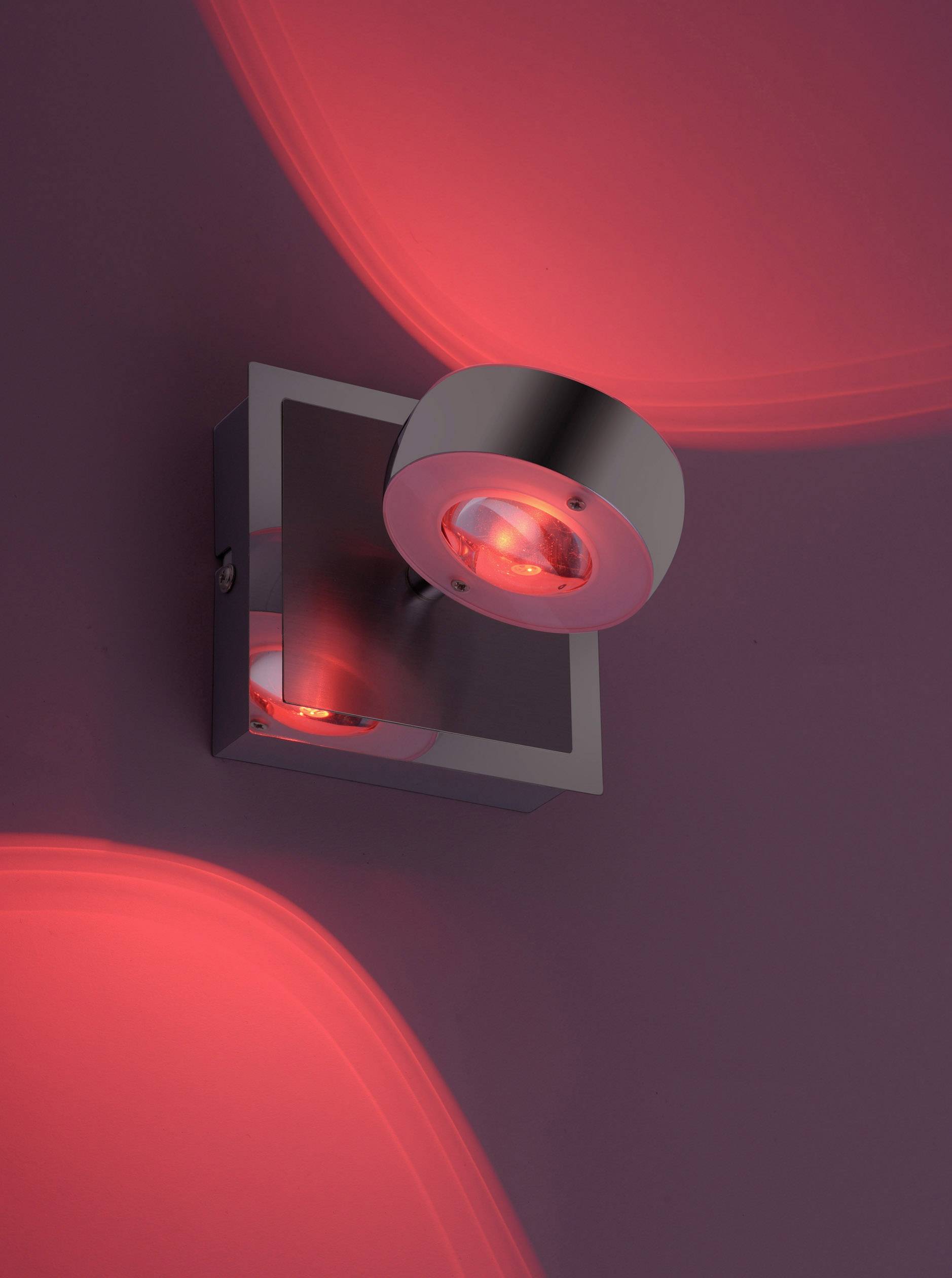 Just Light LOLAsmart-OPTI 12471-55 LED-Wandleuchte Stahl