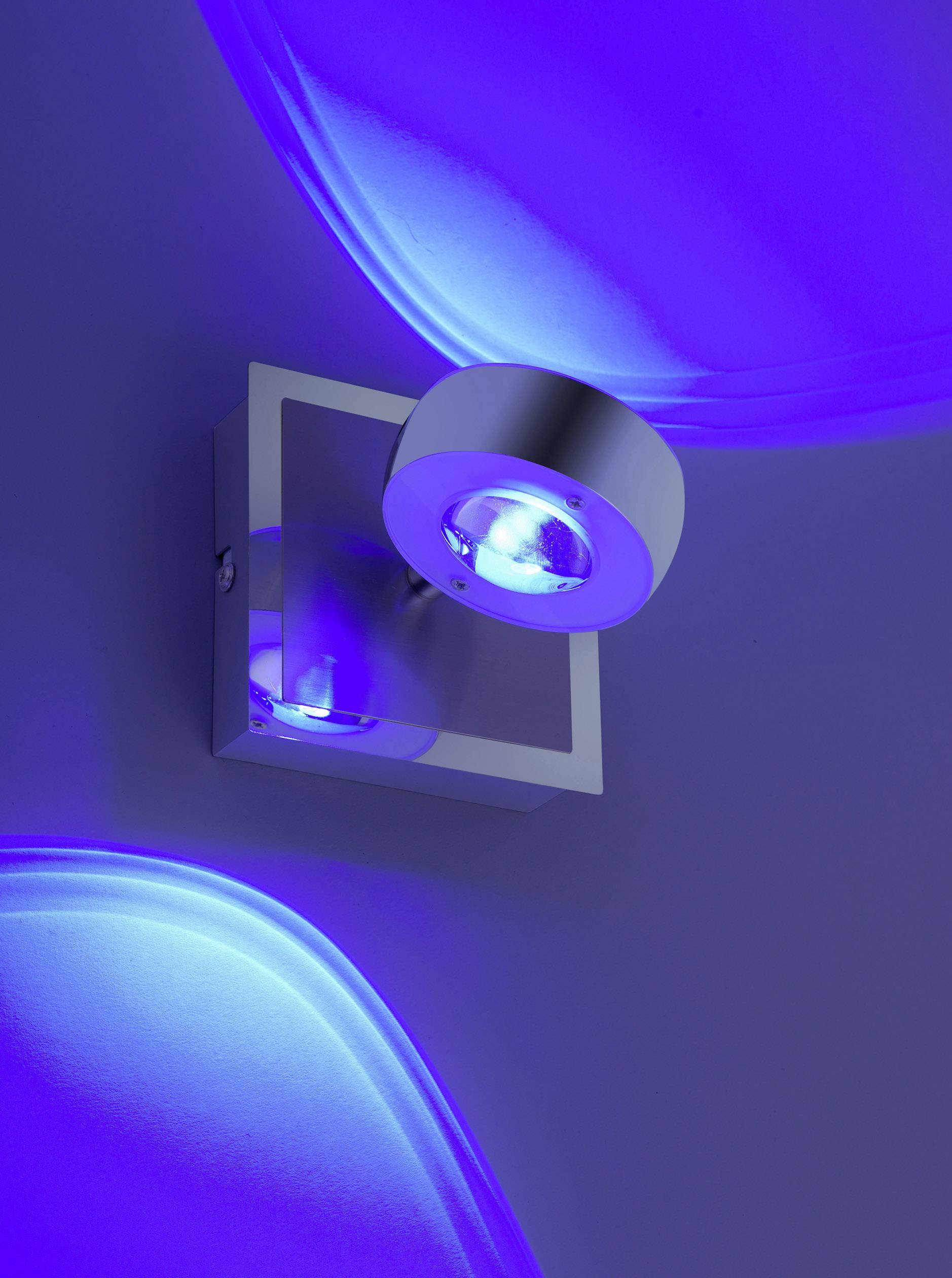 Just Light LOLAsmart-OPTI 12471-55 LED-Wandleuchte Stahl