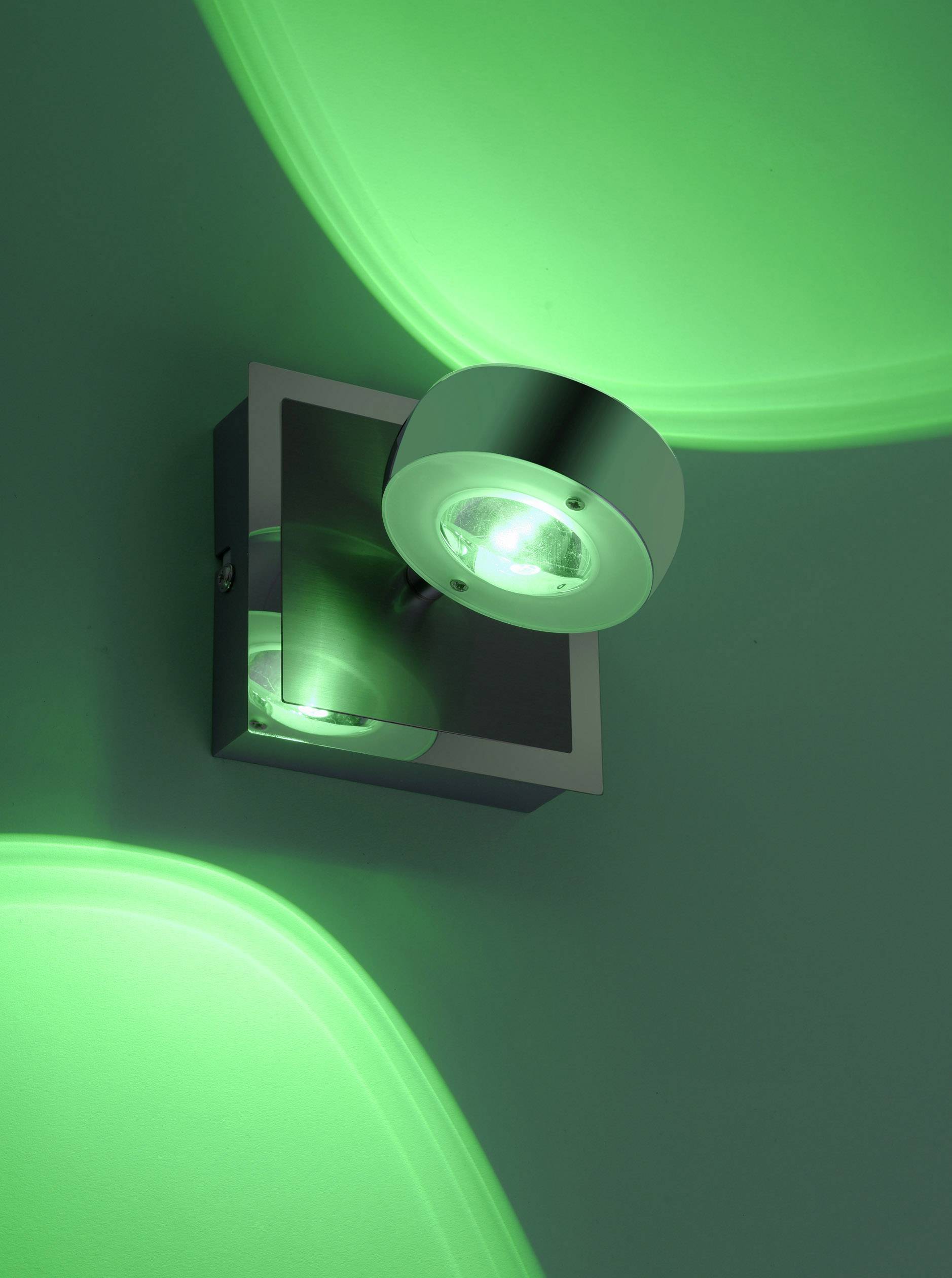 Just Light LOLAsmart-OPTI 12471-55 LED-Wandleuchte Stahl