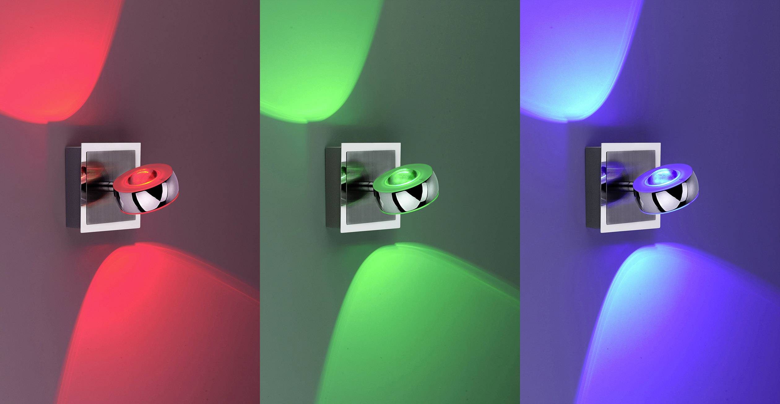 Just Light LOLAsmart-OPTI 12471-55 LED-Wandleuchte Stahl