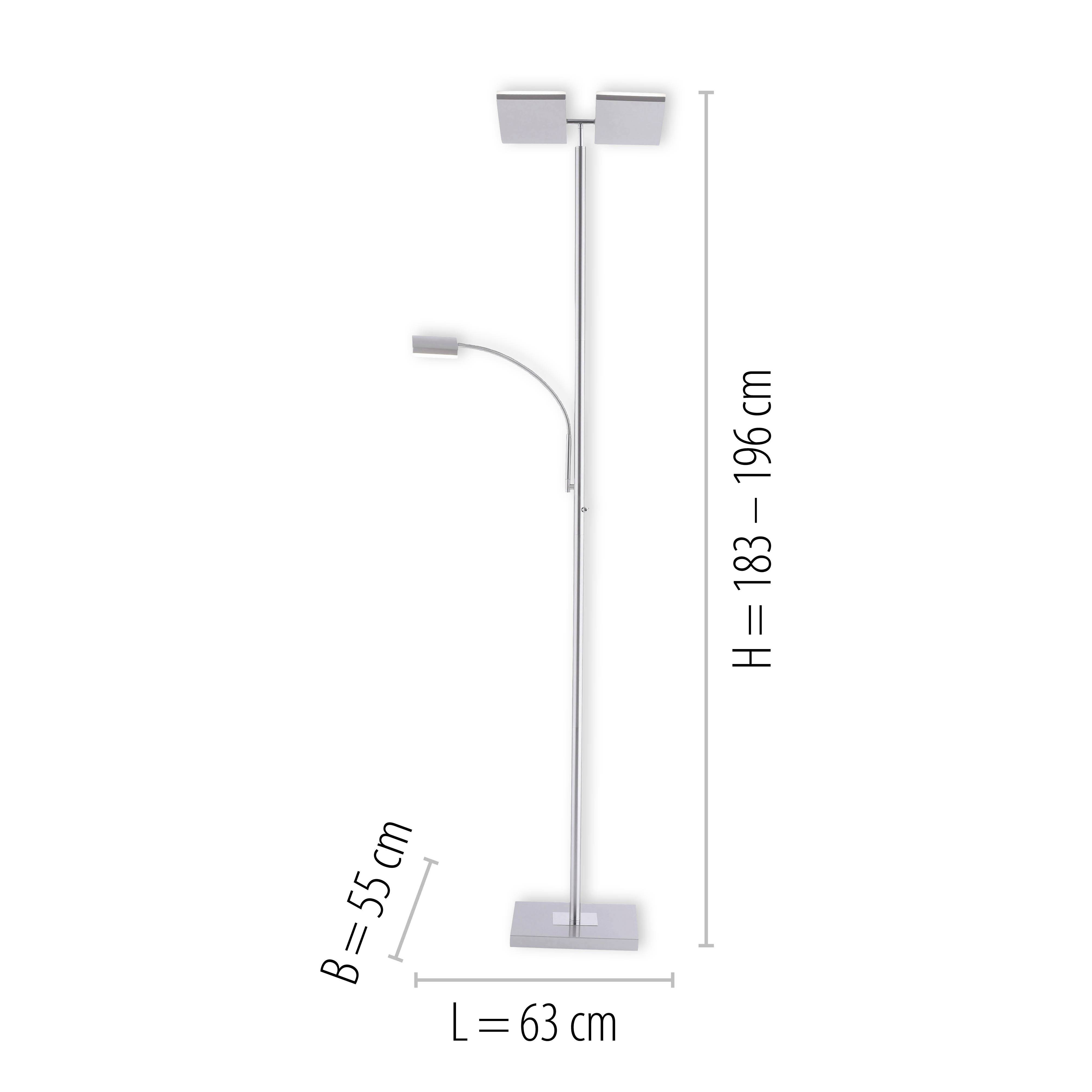 Just Light LOLAsmart-RUBEN 11925-55 LED-Tischlampe Stahl