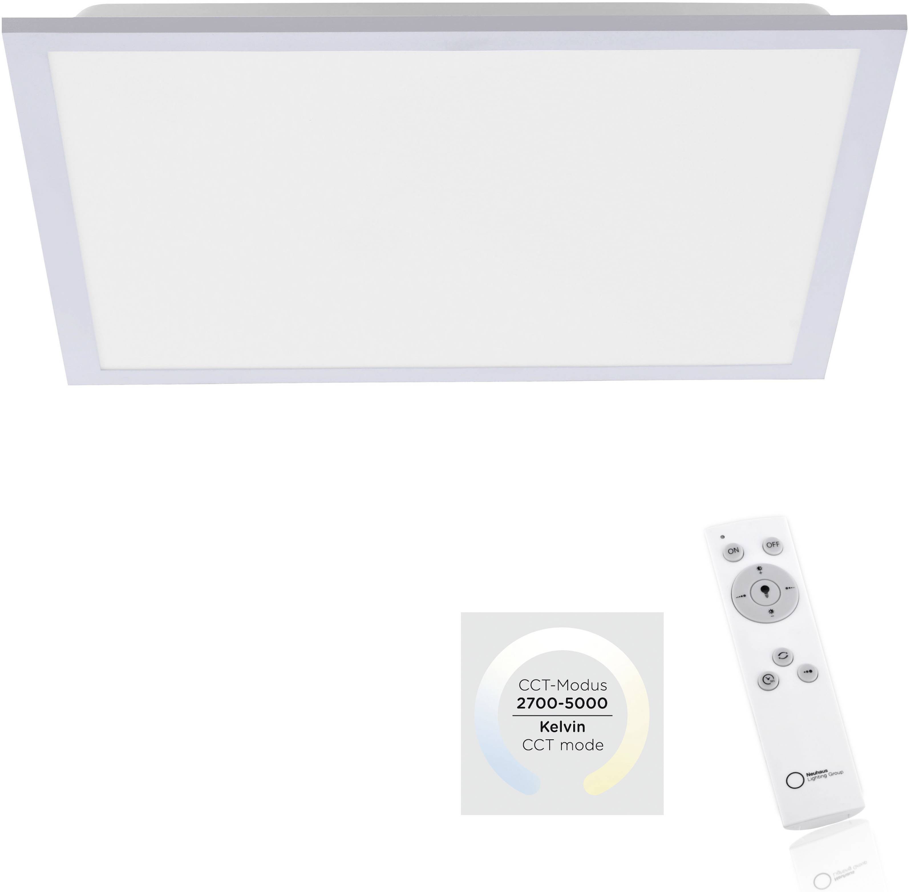 Just Light 1475521 FLAT LED-Deckenleuchte Silber