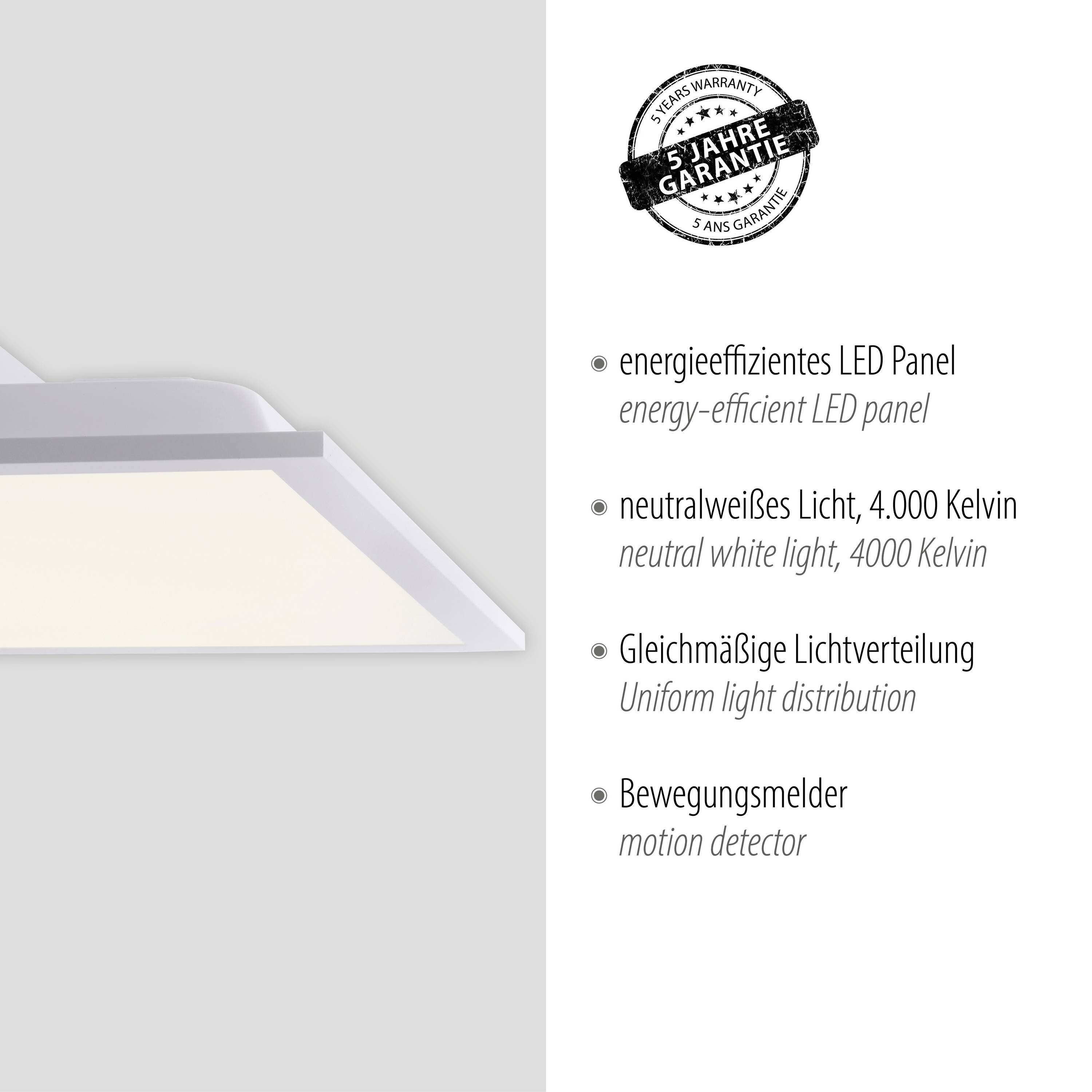 Just Light 1447116 FLEET LED-Deckenleuchte Weiß