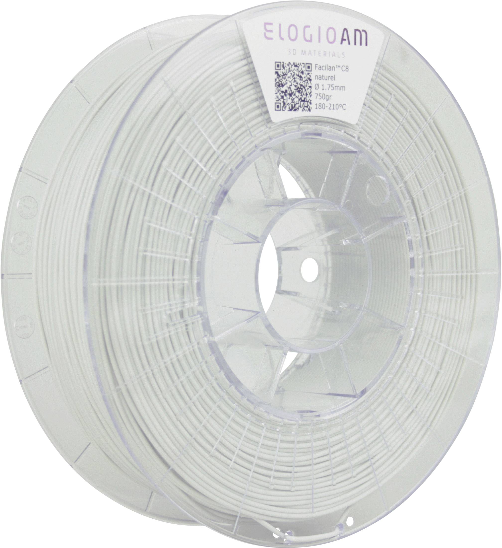 Elogio AM FC8-0000-175-750 Facilan C8 Filament 1.75 mm 750 g Natur 1 St.