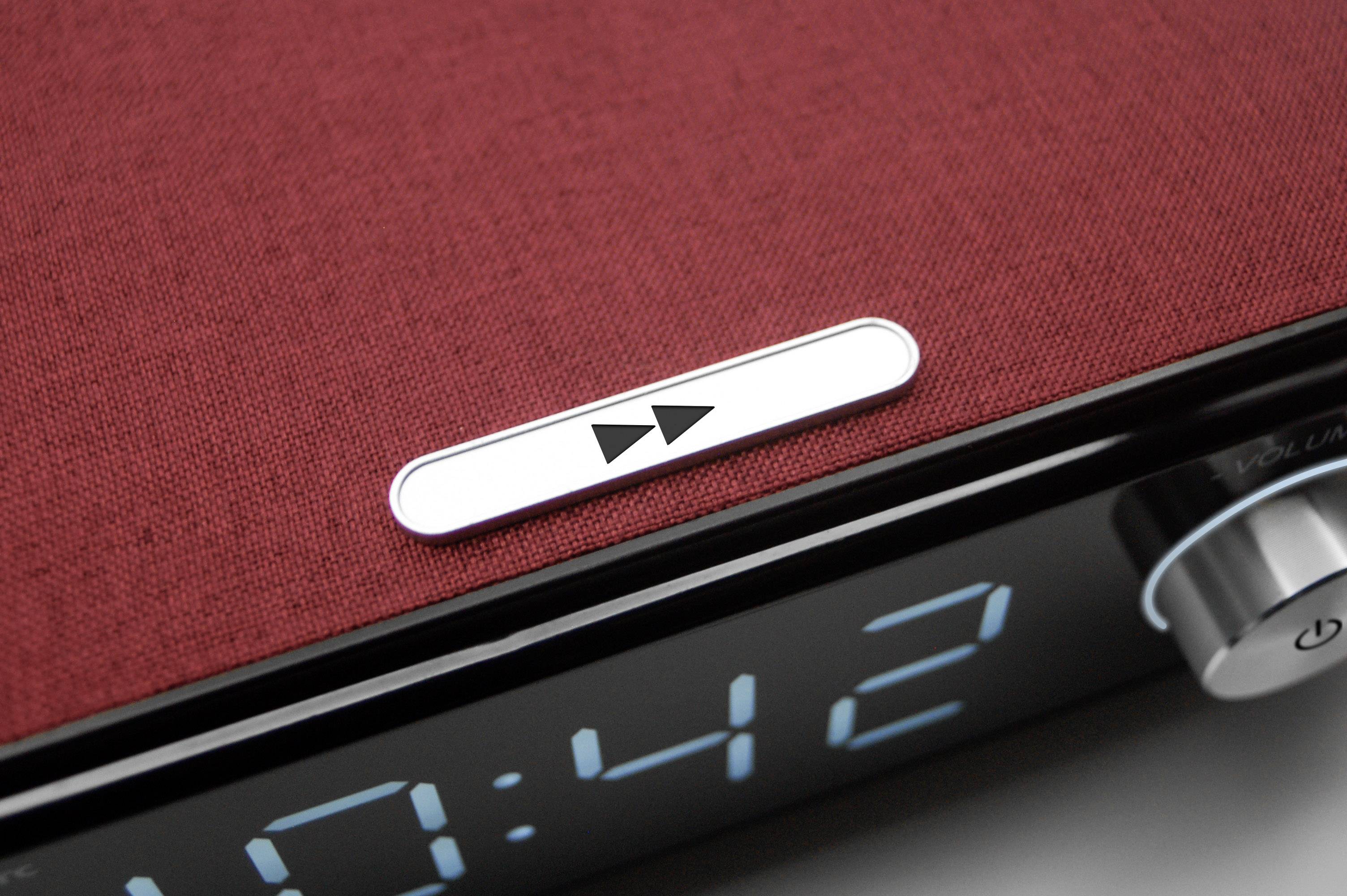 Geemarc VISOTEMPO200 MP3-Player 8GB Rot, Schwarz Lautsprecher