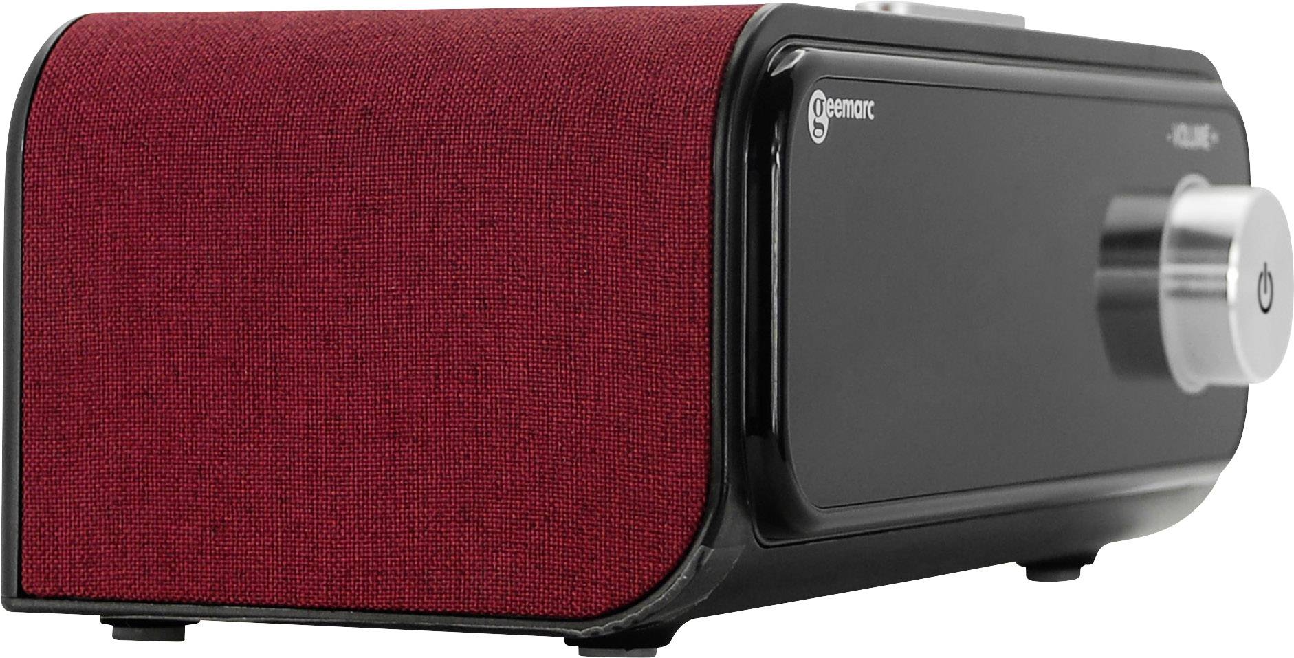 Geemarc VISOTEMPO200 MP3-Player 8GB Rot, Schwarz Lautsprecher