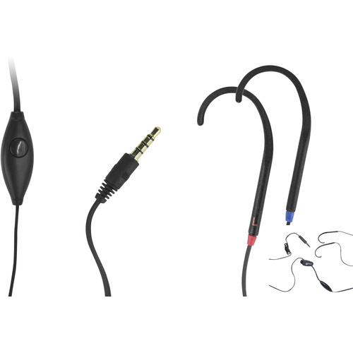 Geemarc CLHOOK8-V2 téléphone Micro-casque oreilles libres filaire noir volume réglable