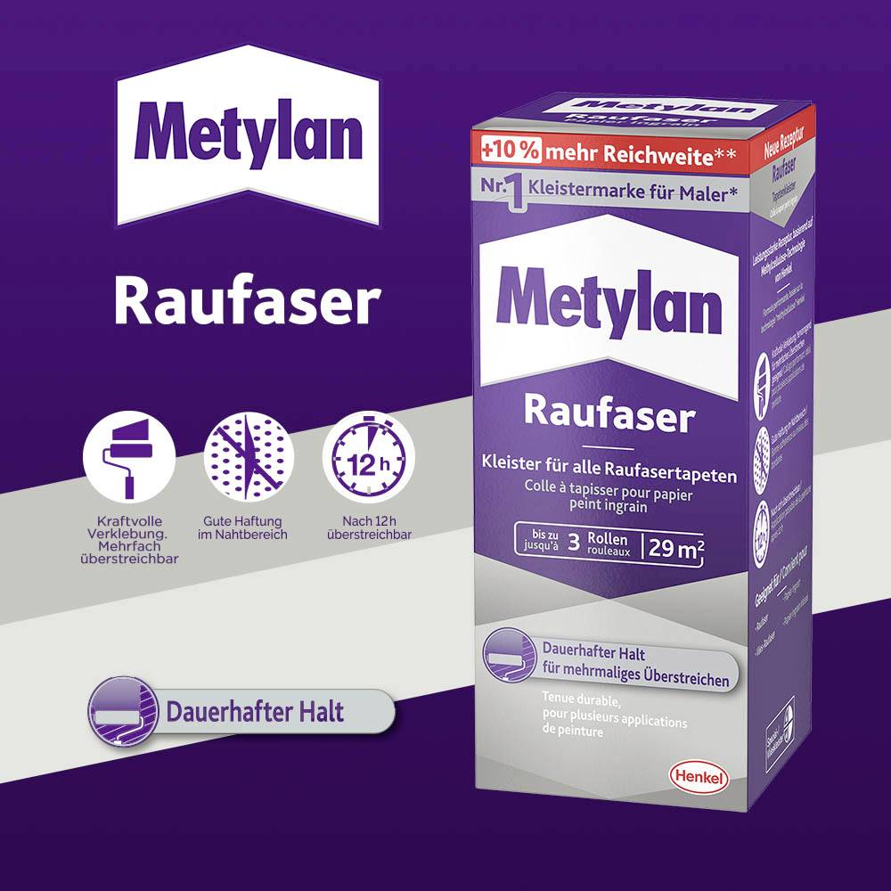 Metylan Raufaser Tapetenkleister MPR40 180 g