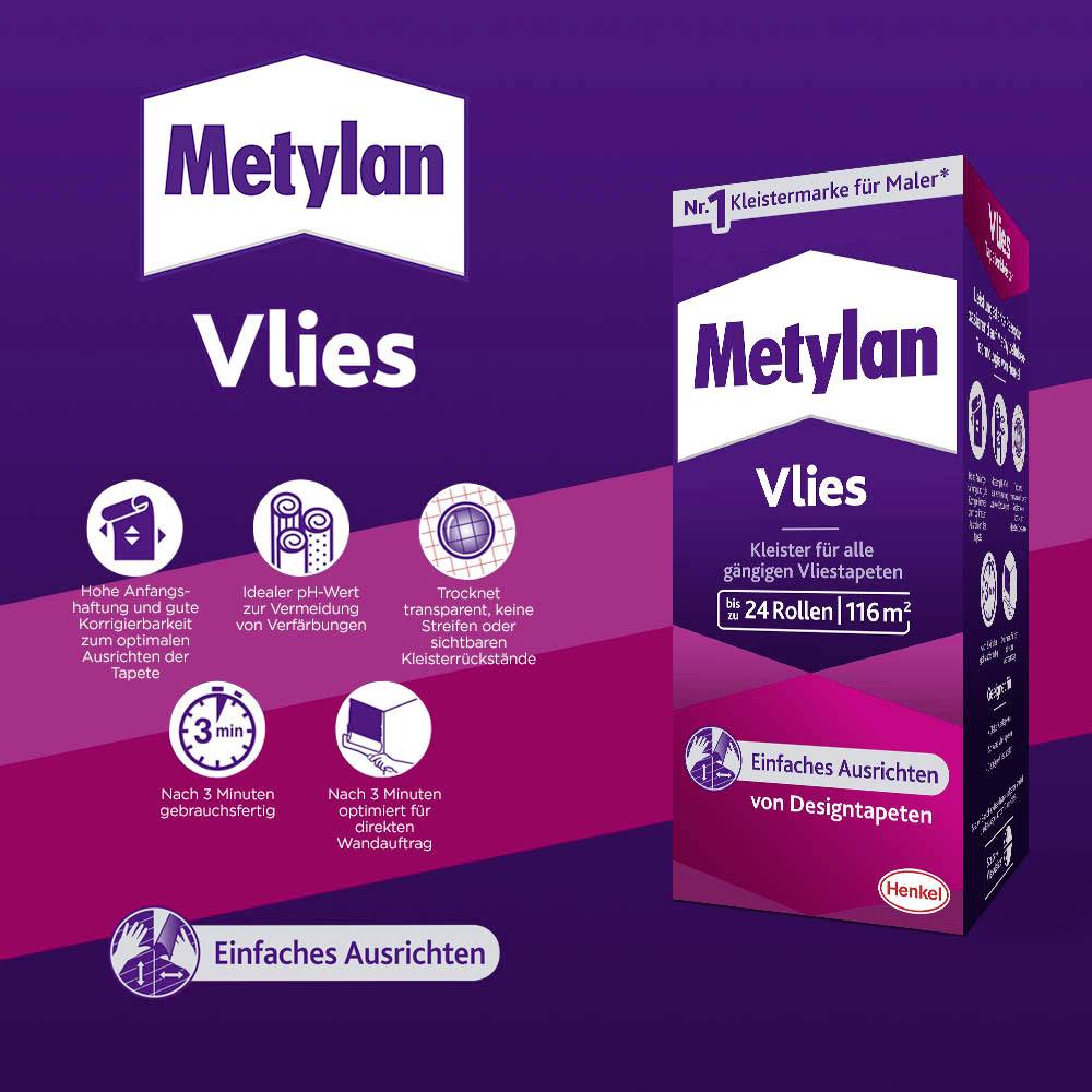 Metylan Vlies Tapetenkleister MPV08 720 g