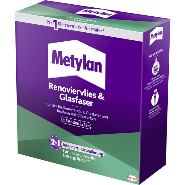 Metylan Renoviervlies & Glasfaser Tapetenkleister MPRV5 500 g