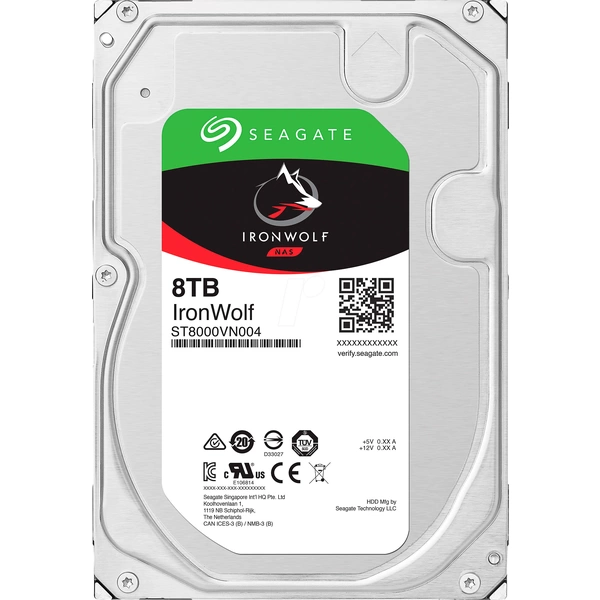 Seagate IronWolf™ 8TB Interne Festplatte 8.9cm (3.5 Zoll) SATA III ST8000VN004 Bulk Seagate IronWolf™ 8TB Interne Festplatte 8.9cm (3.5 Zoll) SATA III ST8000VN004 Bulk