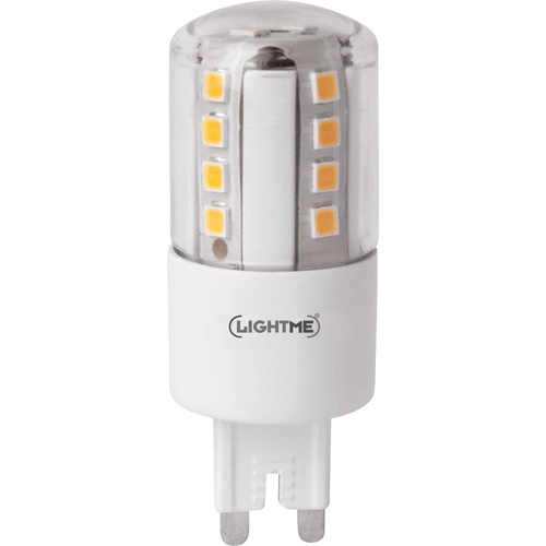 LightMe LM85335 LED EEK E (A - G) G9 Stiftsockel 4.5 W = 42 W Warmweiß (Ø x L) 24 mm x 64 mm dimmba