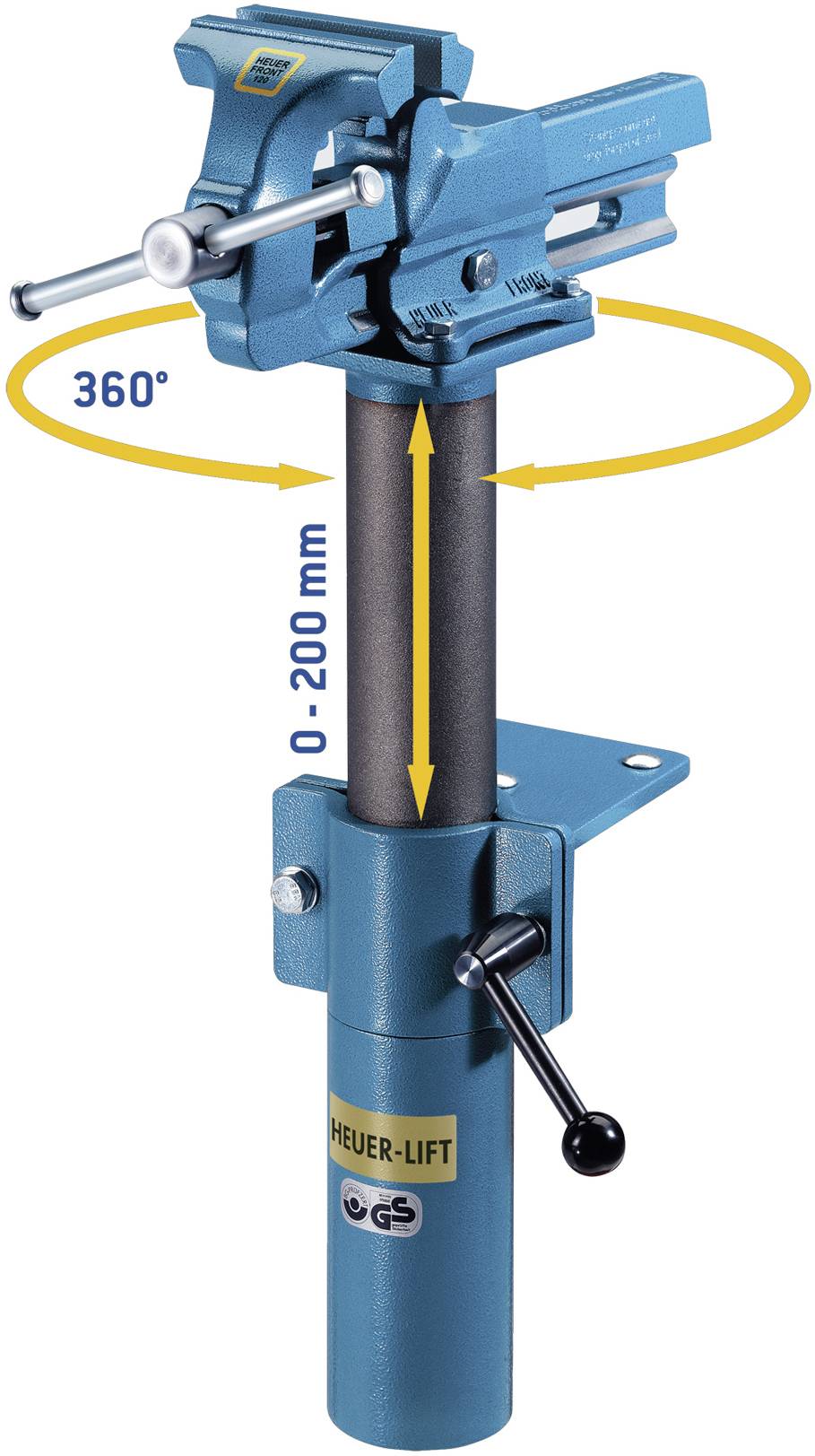 Brockhaus Heuer 104240 Höhenverstellgerät 104240 Backenbreite: 140 mm