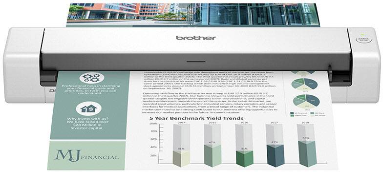 Brother DS-740D Mobile Scanner Dokumentenscanner A4 1200 x 1200 15 Seiten/min USB-A (USB 3.2 Gen 1)