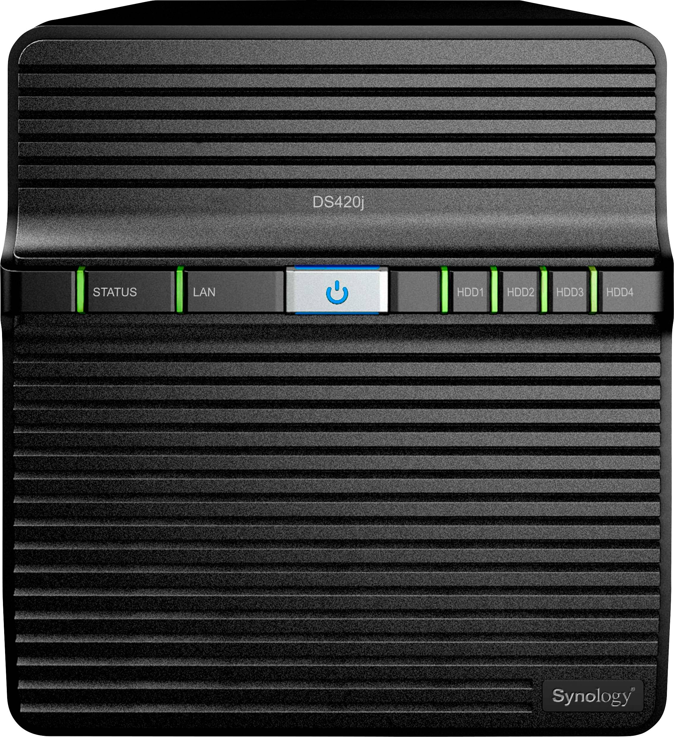 Synology DiskStation DS420j NAS-Server 12TB 4 Bay bestückt mit 4x 3TB DS420J 12TB (4x3TB)