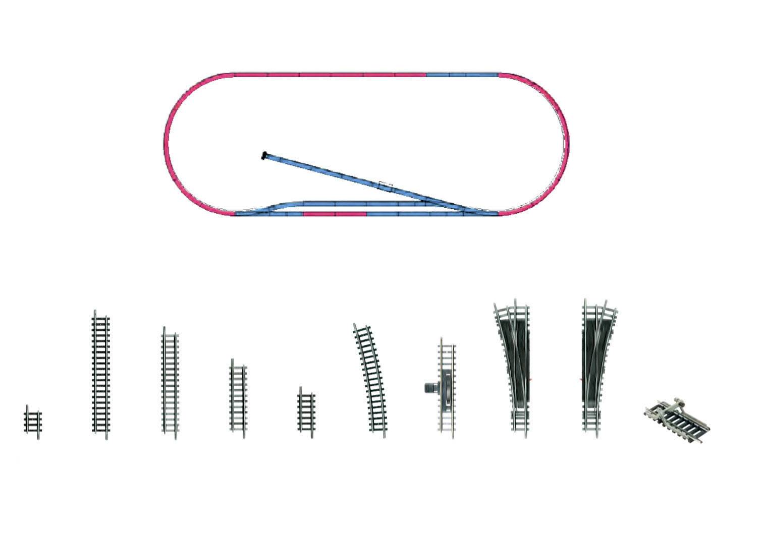 MiniTrix 14311 N Gleis Ergänzungs-Set 1 Set