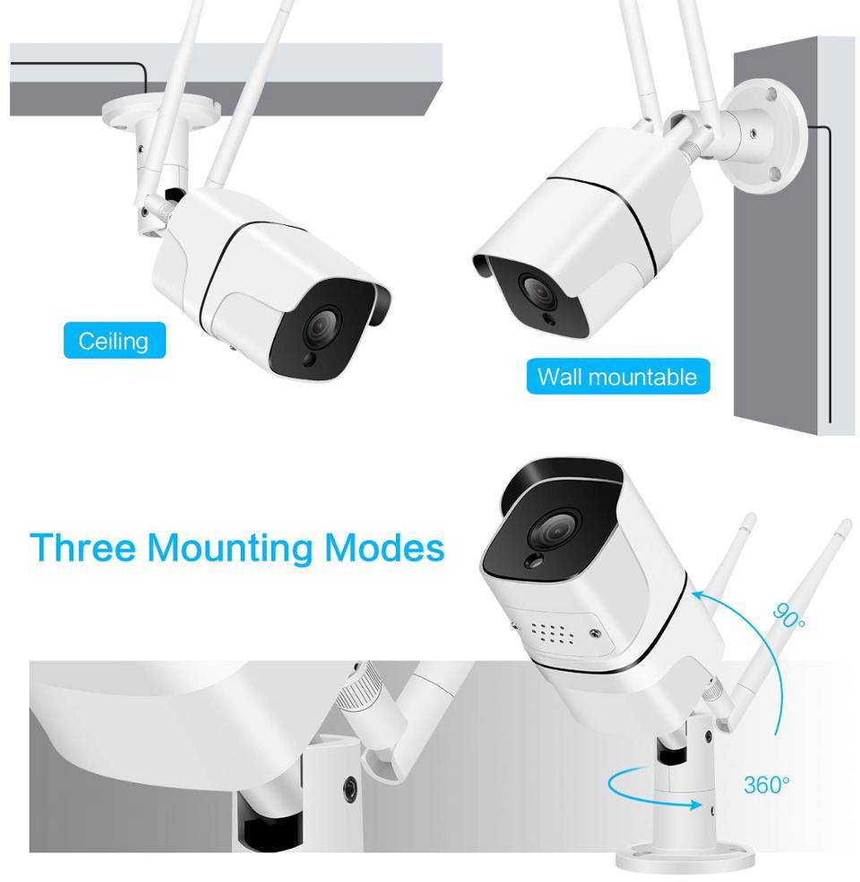 Denver SHO-110 118101110040 LAN, WLAN IP Überwachungskamera 1280 x 720 Pixel