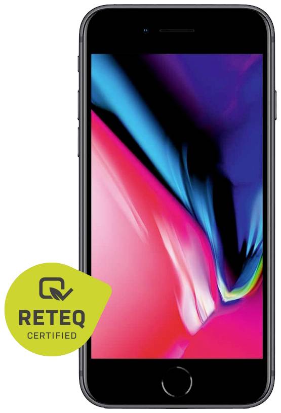 iPhone 8 (generalüberholt) (sehr gut) 64GB 4.7 Zoll (11.9 cm) iOS 11 12 Megapixel Spacegrau