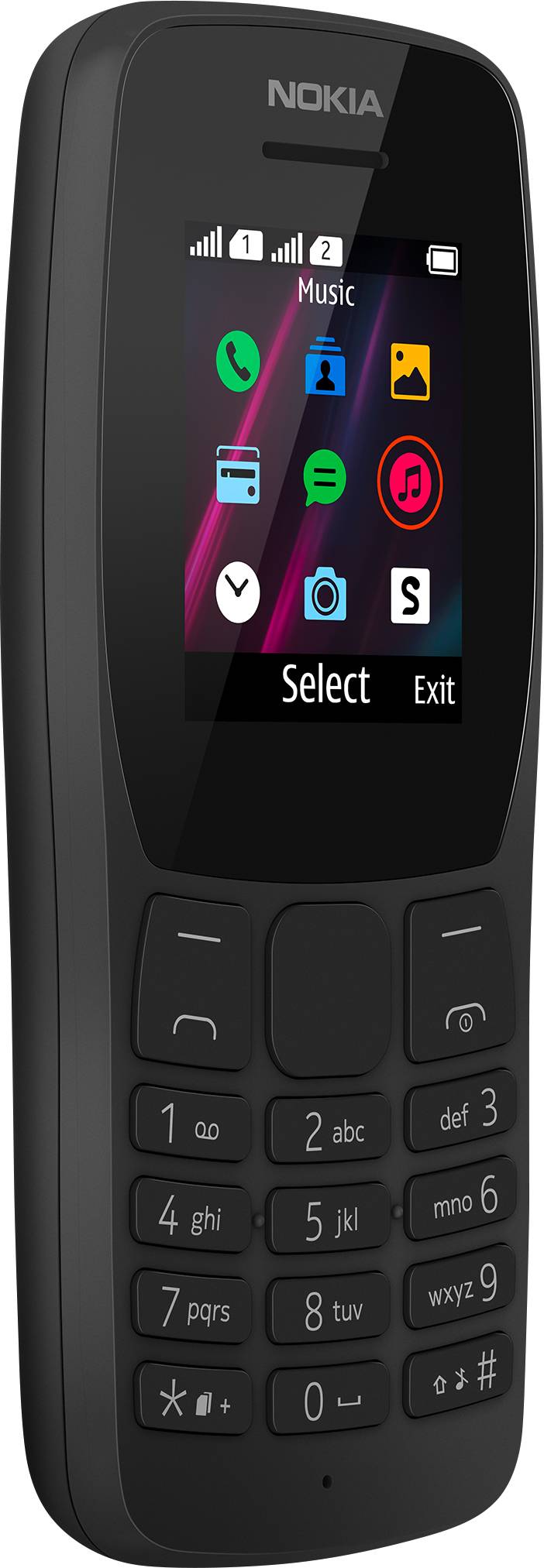 Nokia 110 Dual-SIM-Handy Schwarz