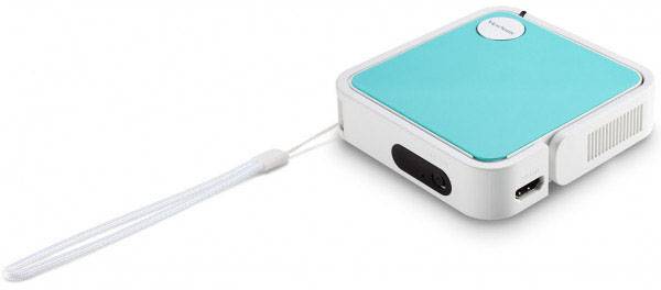 Viewsonic Beamer M1-mini LED 50 lm 854 x 480 WVGA Integrierter Lautsprecher, Mini Beamer, mit Fernbedienung