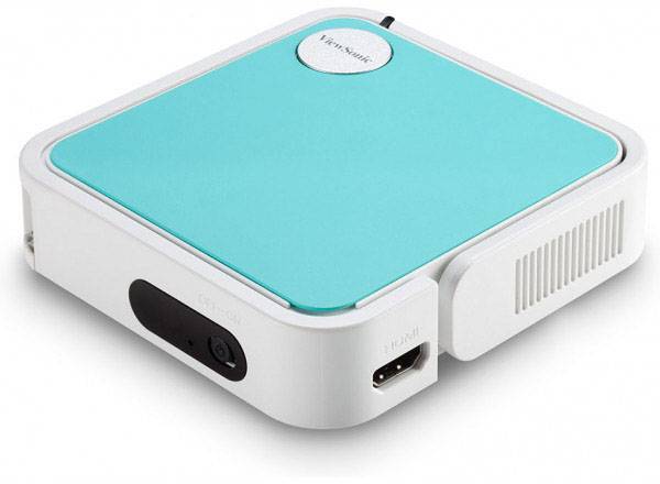 Viewsonic Beamer M1-mini LED 50 lm 854 x 480 WVGA Integrierter Lautsprecher, Mini Beamer, mit Fernbedienung