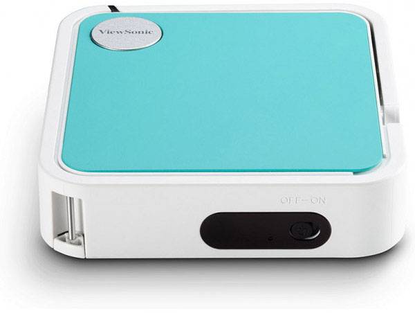 Viewsonic Beamer M1-mini LED 50 lm 854 x 480 WVGA Integrierter Lautsprecher, Mini Beamer, mit Fernbedienung