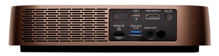 Viewsonic Beamer M2 DLP 1200 lm 1920 x 1080 Full HD Kurzdistanz, Full HD, Integrierter Lautsprecher, mit Fernbedienung, WLAN