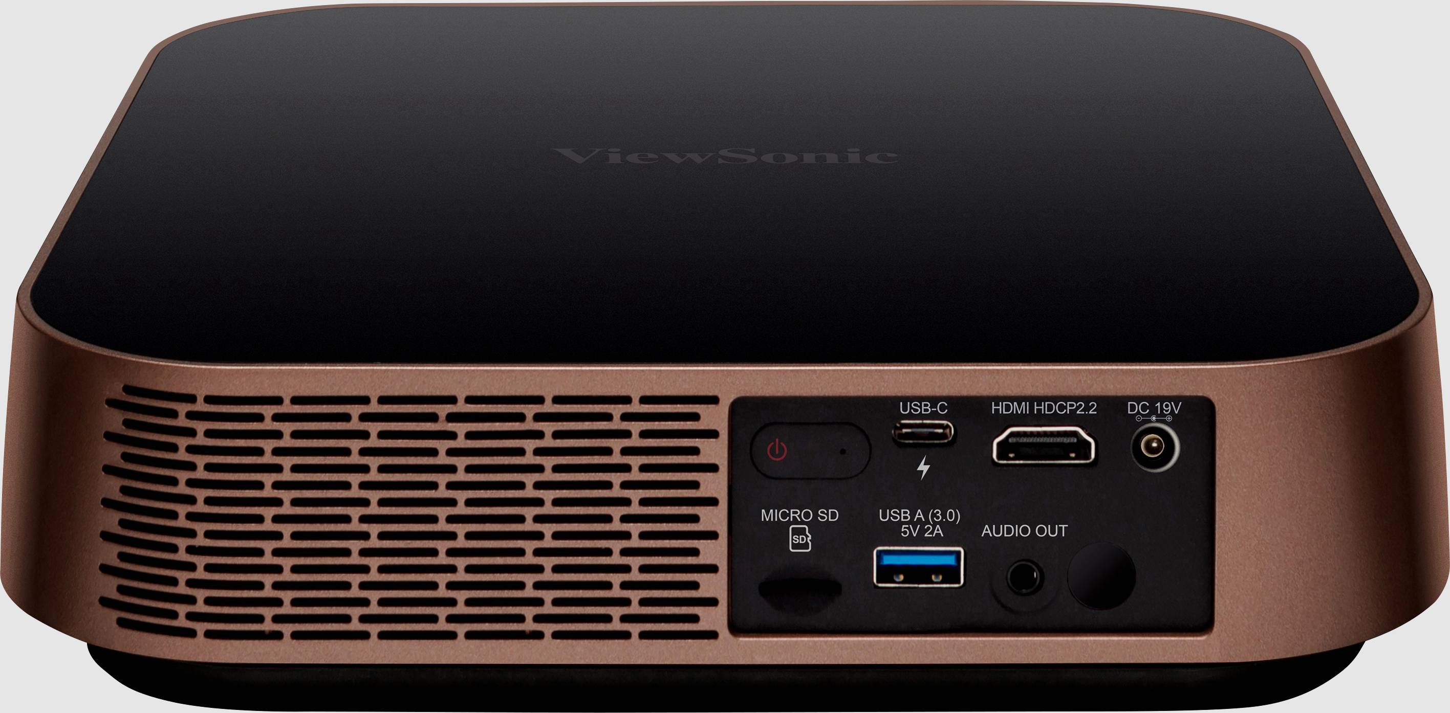 Viewsonic Beamer M2 DLP 1200 lm 1920 x 1080 Full HD Kurzdistanz, Full HD, Integrierter Lautsprecher, mit Fernbedienung, WLAN