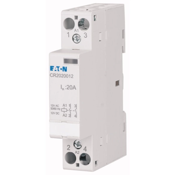 Eaton CR2020008 Installationsschütz Nennspannung: 8V DC/AC Schaltstrom (max.): 20A 2 Schließer 1St. Eaton CR2020008 Installationsschütz Nennspannung: 8V DC/AC Schaltstrom (max.): 20A 2 Schließer 1St.