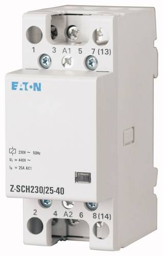 Eaton Z-SCH230/25-04 Installationsschütz Nennspannung: 230 V, 240 V Schaltstrom (max.): 25 A 4 Öffn