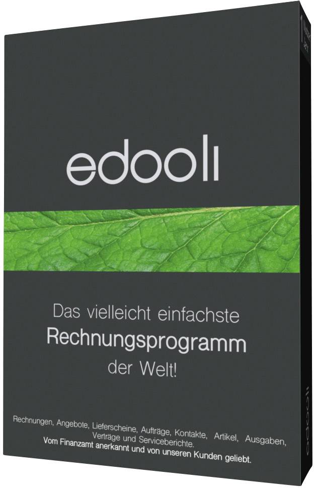 Rowisoft edooli Rechnungsprogramm Jahreslizenz, 1 Lizenz Büroorganisation