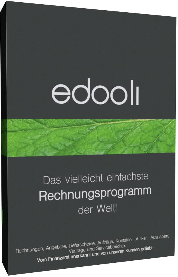 Rowisoft edooli Rechnungsprogramm Jahreslizenz, 1 Lizenz Büroorganisation